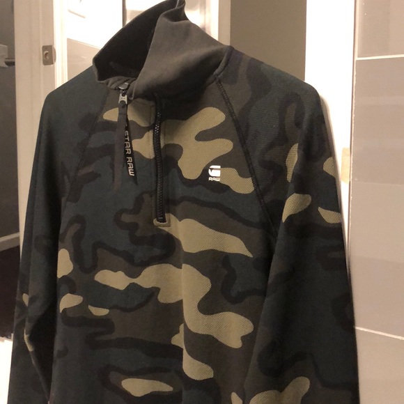 NWT Men’s G-Star Raw Neck Zip Long Sleeve - Picture 3 of 6